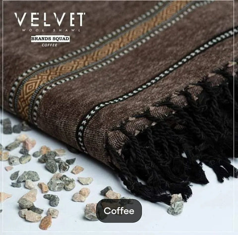 Gents Premium Velvet Shawl – Elegant & Warm Winter Wear