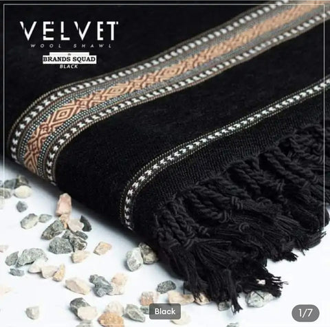Gents Premium Velvet Shawl – Elegant & Warm Winter Wear