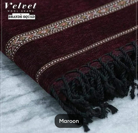 Gents Premium Velvet Shawl – Elegant & Warm Winter Wear