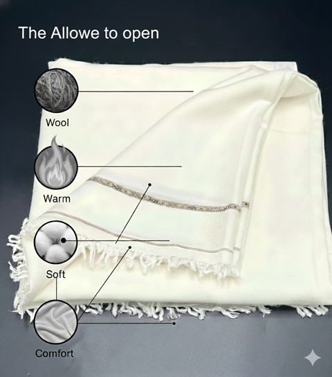 Wool Shawl PASHMINA 100% Hand Made