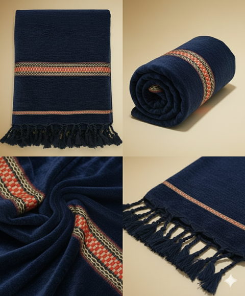 VELVET SHAWL SOFT DUSSA SHAWL For Men